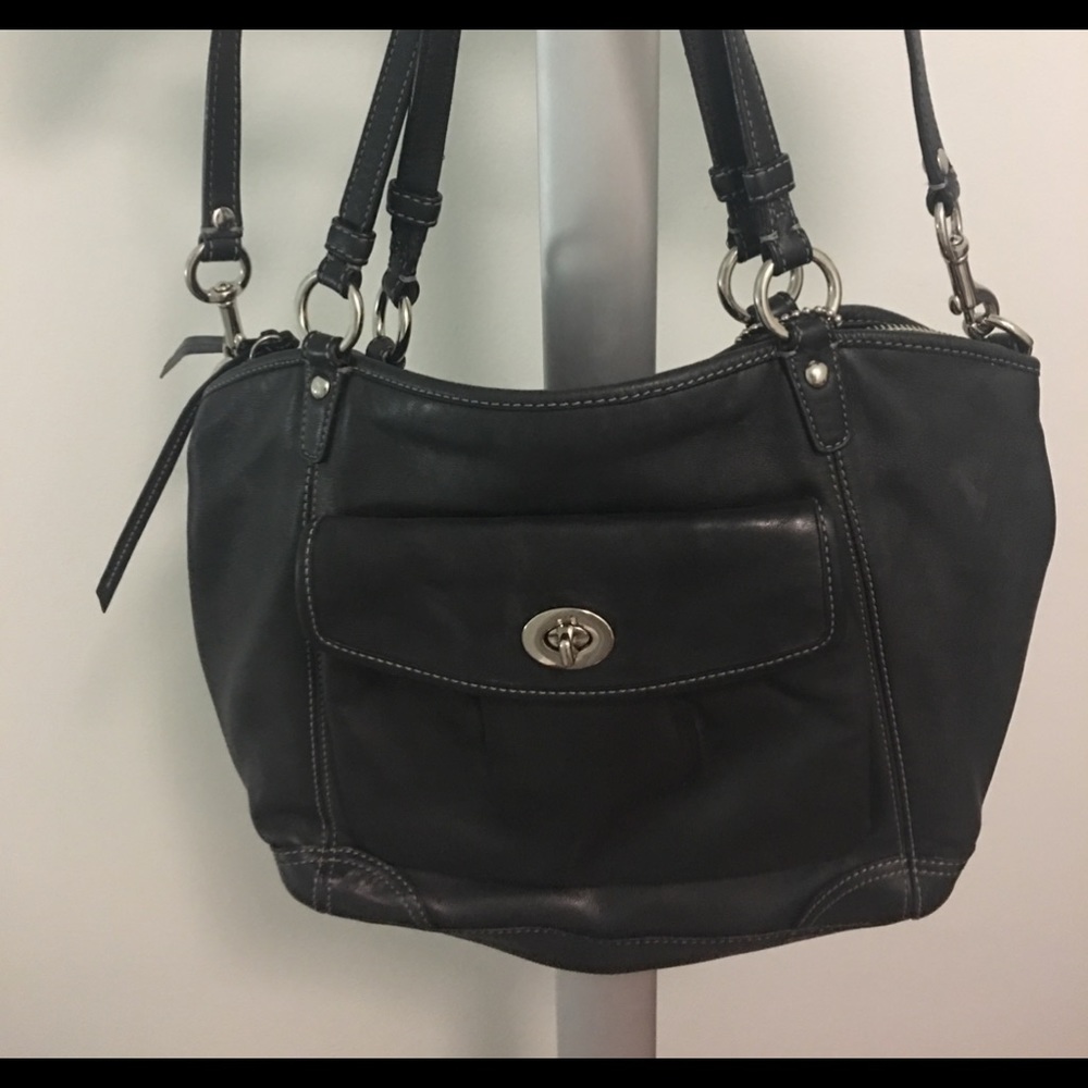 Coach leather bag